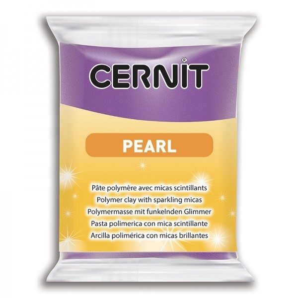 1 pain 56g pate Cernit Pearl Violet Ref 900 - Photo n°1