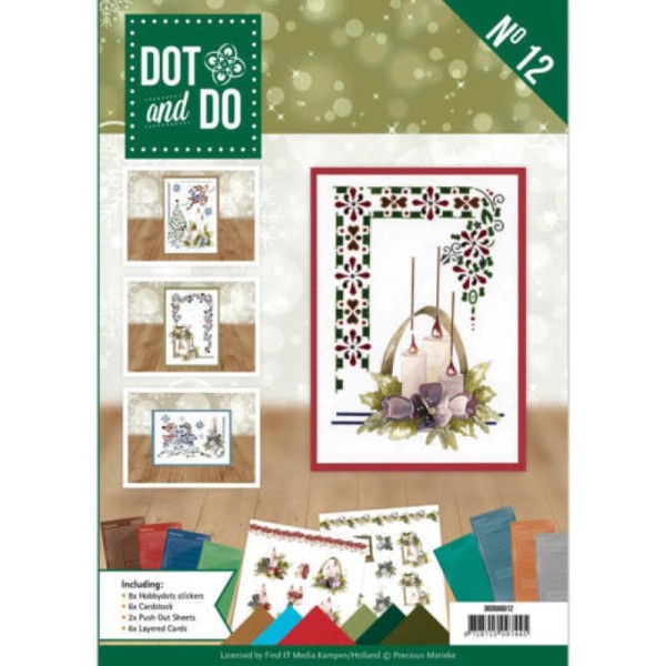Dot and do Livre n°12 - Kit Carte 3D - Le meilleur Noël - Photo n°1