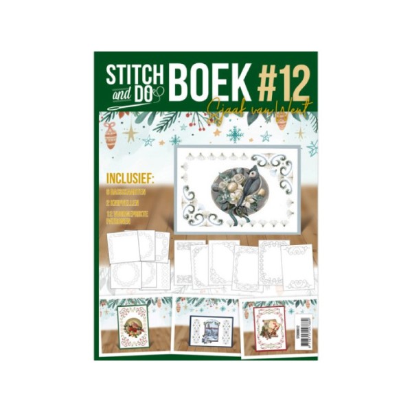 Stitch and Do Livre n°12 - Kit Carte 3D à broder - Noël - Photo n°1