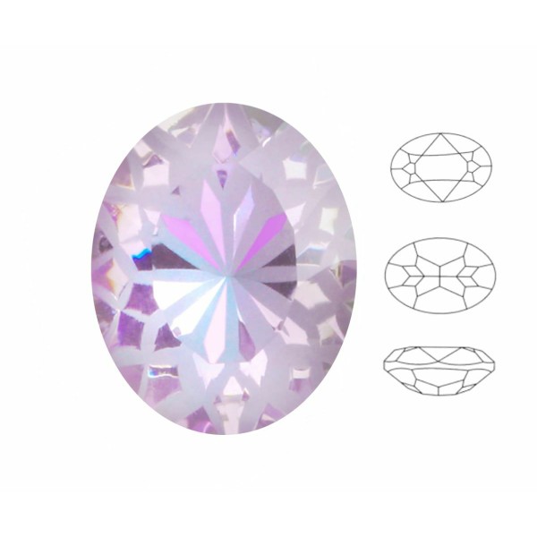 3pcs Izabaro Crystal Mandala Vitrail Light 001mvl Oval Fancy Stone Cristaux de verre 4120 Izabaro Ch - Photo n°1