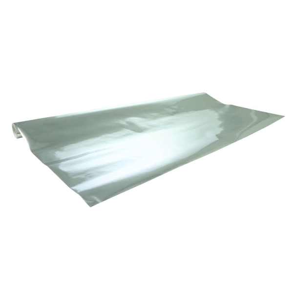 Feuille d'alu pour bricolage - 700 mm x 2 m - Argent - Papier