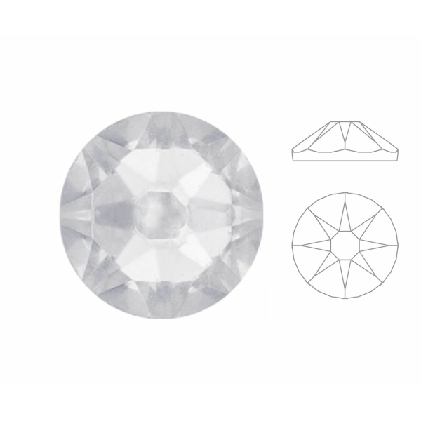 144pcs Izabaro Crystal Crystal 001 Round Chaton Rose Hotfix Ss10 Cristaux de verre de 2,8 mm 2088 Iz - Photo n°1