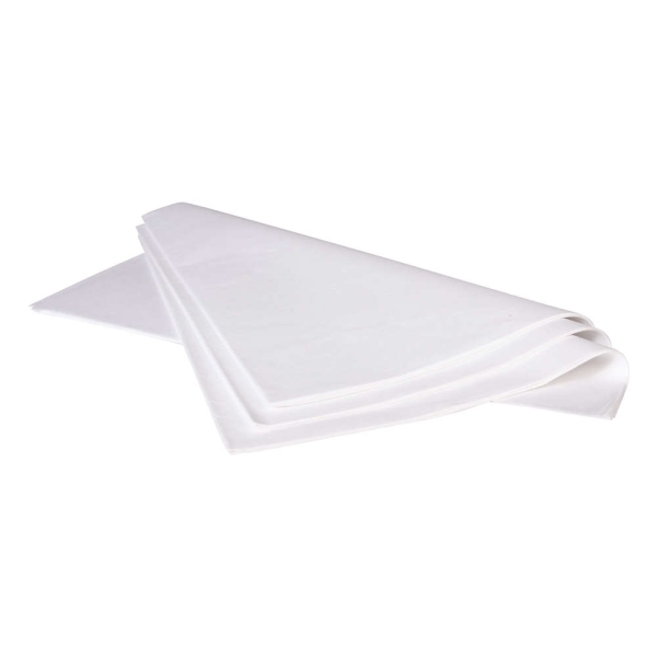 Papier de soie - (l)500 x (H)750 mm - Blanc - Photo n°1