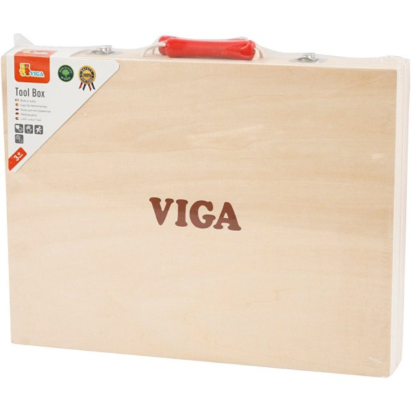 Boîte à outils VIGA - dim. 24x32 cm - 12 pcs - Photo n°2