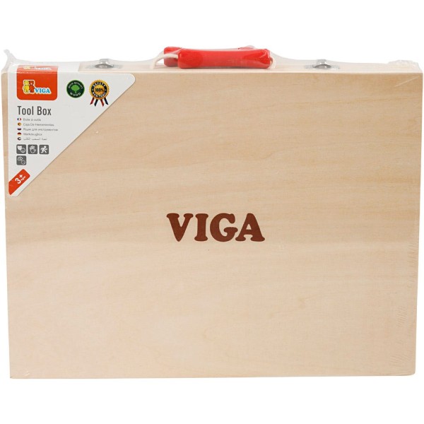 Boîte à outils VIGA - dim. 24x32 cm - 12 pcs - Photo n°3