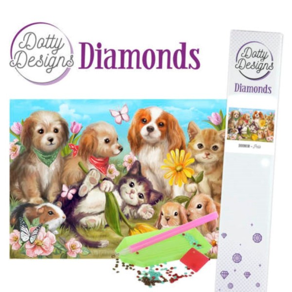 Broderie Diamant - Chats et chiens - Photo n°1