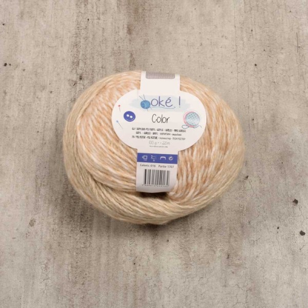 OKE - fil à tricoter COLOR 100g - 62% acrylique 38% polyester - Photo n°1