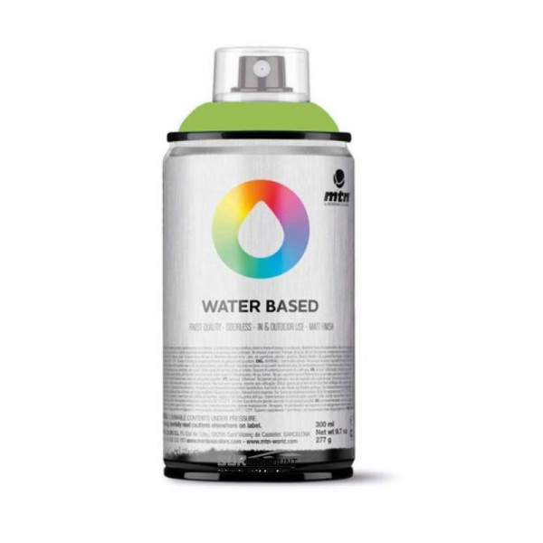 Bombe de peinture MTN water based - jaune vert brillant moyen - Photo n°1