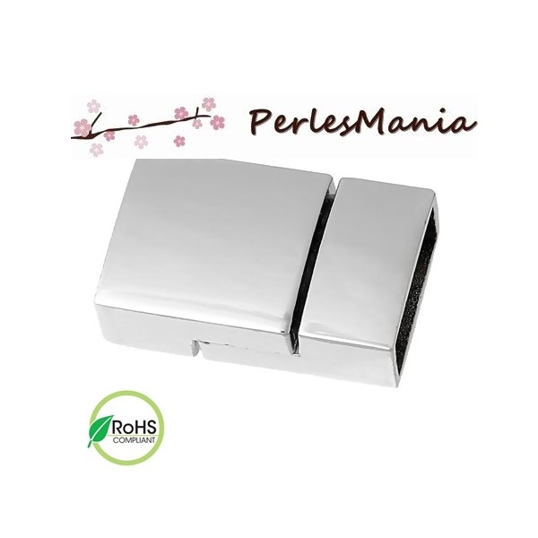 PS1152890 PAX 1 Set de Fermoirs Magnétiques Metal coloris Argent Platine - Photo n°1