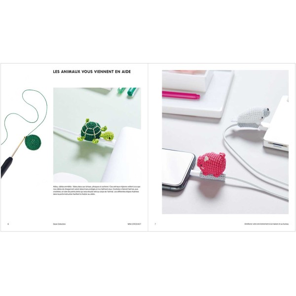Livre Mini crochet Rico Design - Collection Bureau - 26 pages - Photo n°2