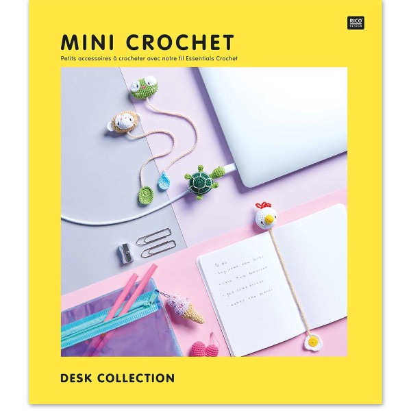 Livre Mini crochet Rico Design - Collection Bureau - 26 pages - Photo n°1
