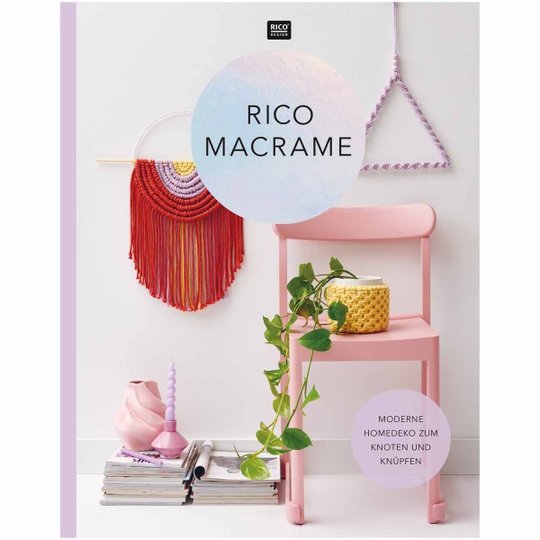 Livre DIY Rico Design - Rico Macramé - 13 projets - Photo n°1