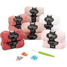 Kit - Crochet - rose - 1 set