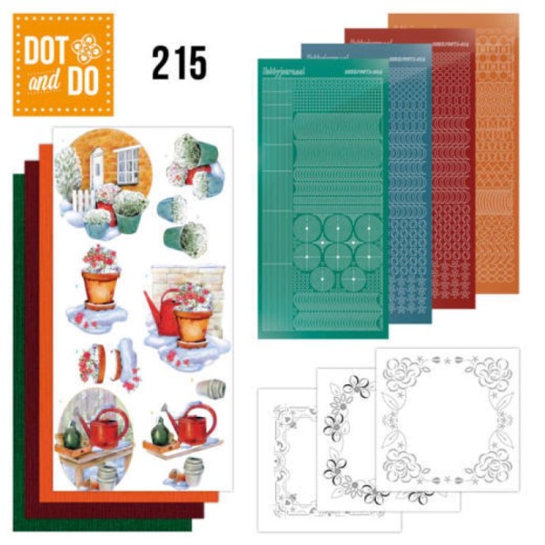 Dot and do 215 - kit Carte 3D - Charme de l'hiver - Photo n°1