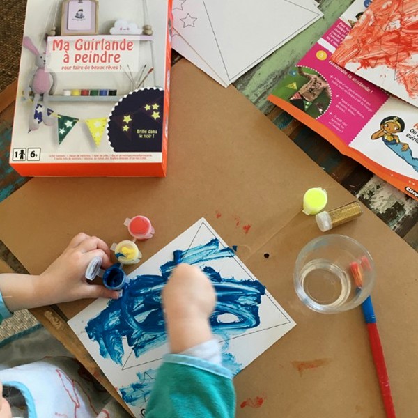 Kit créatif enfant - Guirlande à peindre - 1 pce - Photo n°5