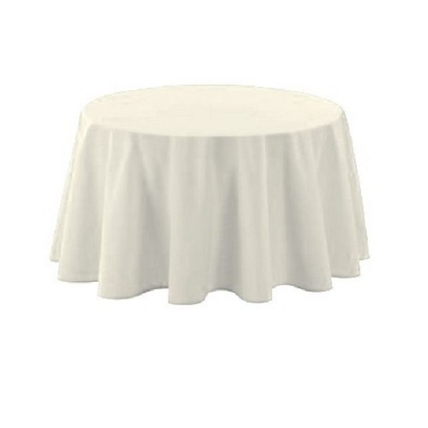 Nappe polyester blanche - Photo n°1