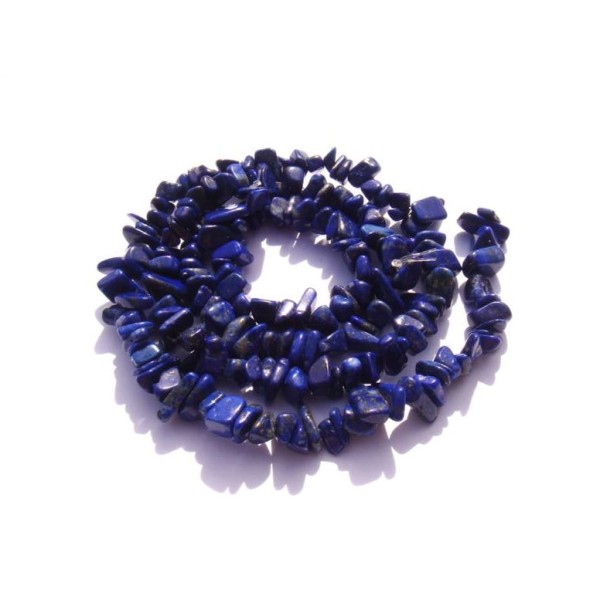 Lapis Lazuli multicolore : 50 chips 10/13 MM de diamètre env. - Photo n°2
