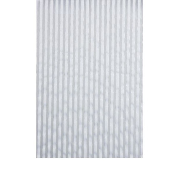 Chemin de table tissu blanc rayures irisées - Photo n°1