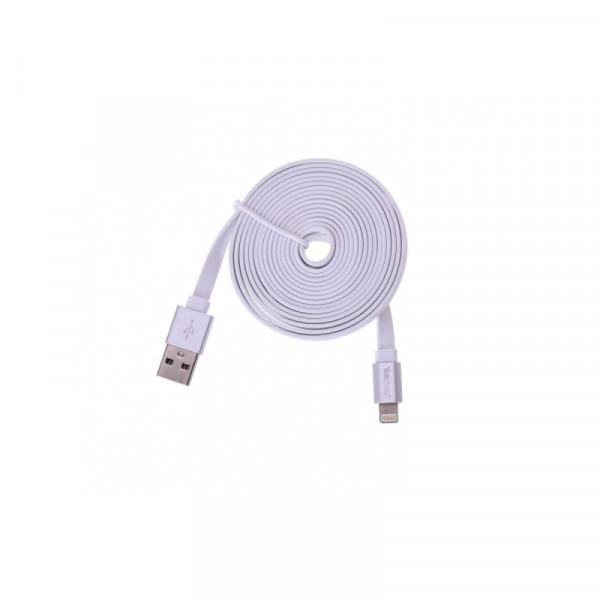 Câble pour iPhone 5 6 7 8 X XS XR 11 12 2 mètres blanc Tekmee - Photo n°2
