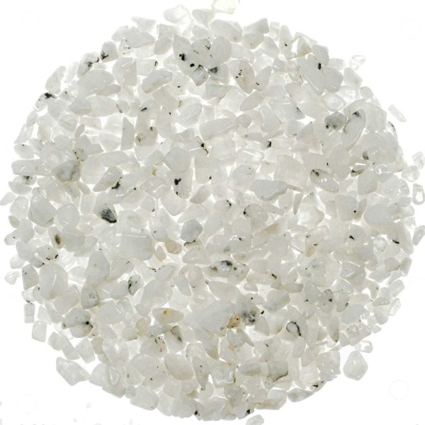 Mini pierres roulées pierre de lune blanche - 5 à 10 mm - 100 grammes. - Photo n°2