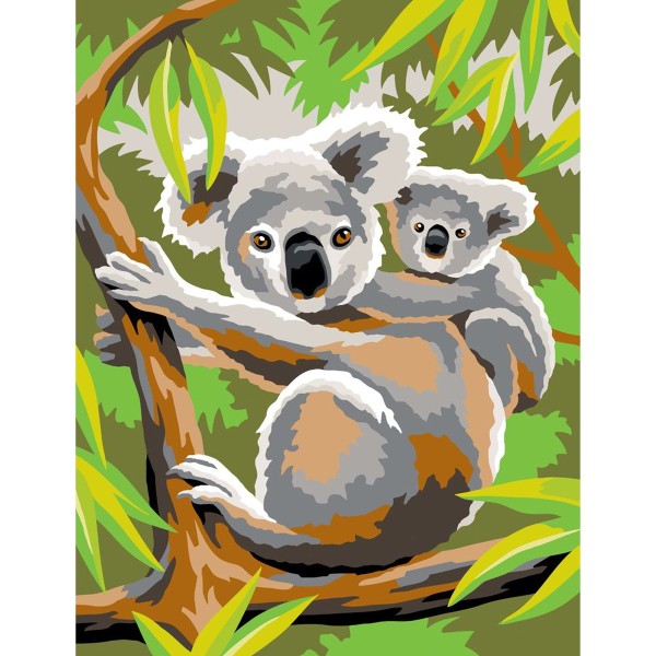 Peinture par numéros - Koala - 22,5 x 30,2 cm - Photo n°2