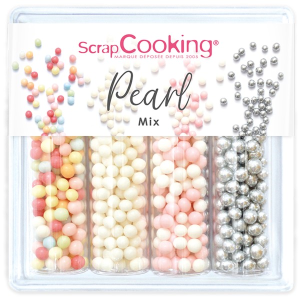 Décors en sucre - Pearl Mix - 56 g - 4 pcs - Photo n°1