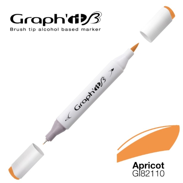 Graph'it brush marqueur à alcool 2110 - Apricot - Photo n°1