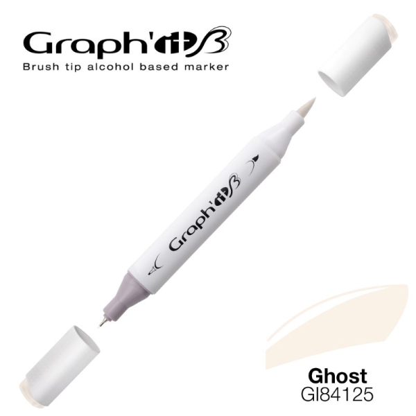 Graph'it brush marqueur à alcool 4125 - Ghost - Photo n°1