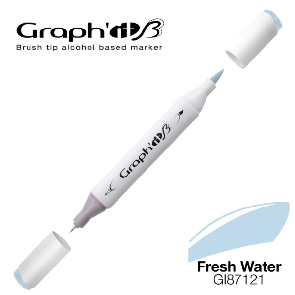 Graph'it brush marqueur à alcool 7121 - Fresh water - Photo n°1