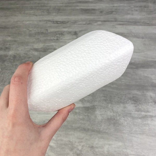 Socle Coussin en polystyrène blanc, Largeur 15 cm x Epais. 7cm, 28 kg/ m3, dummy pour centre de tabl - Photo n°3