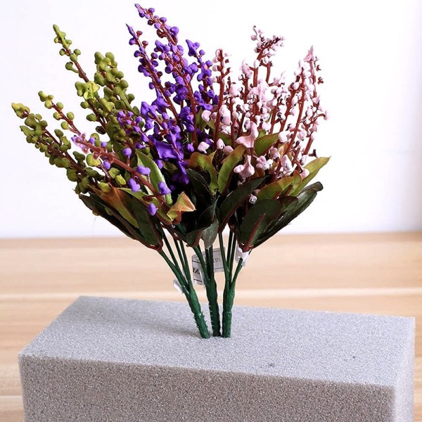 Lot 6 Briques pour fleurs séchées, 23x11x8 cm, 6 Pains de mousse sèche, blocs à piquer - Photo n°2
