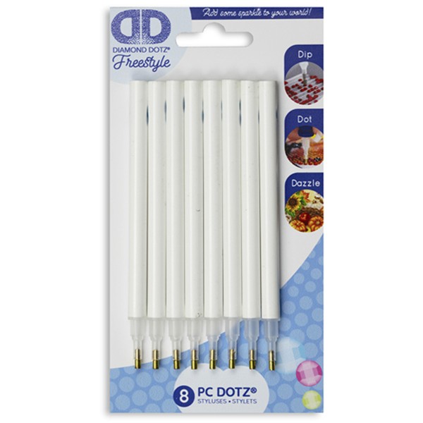 Stylets broderie diamant - 8 pcs - Photo n°1