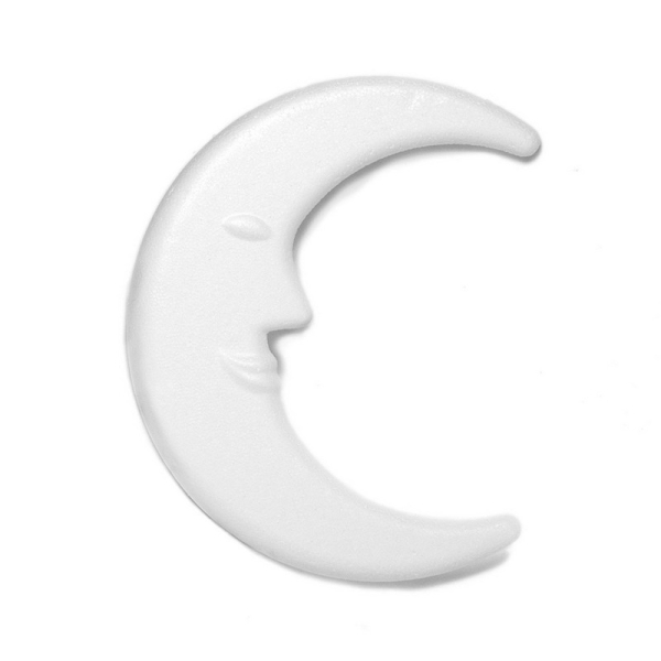 Petit Croissant de lune en polystyrène, 14,5 cm, densité supérieure - Photo n°1