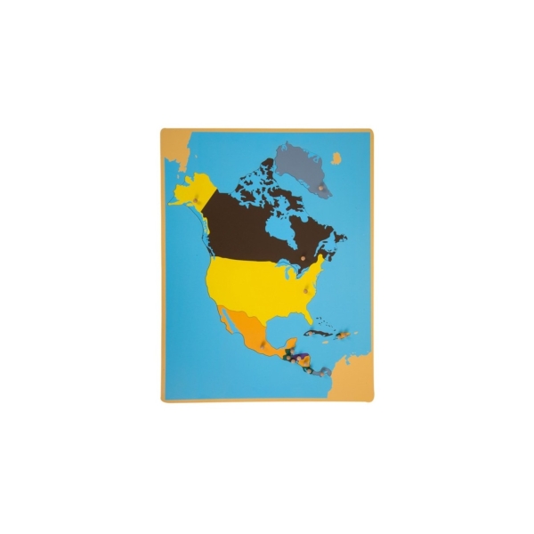 Carte puzzle Amérique du Nord - Photo n°1