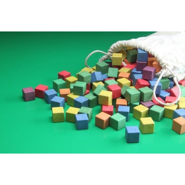 Lot de 150 cubes colorés - Photo n°2