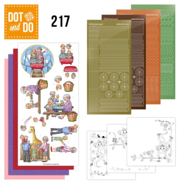 Dot and do 217 - kit Carte 3D - Journée au Zoo - Photo n°1