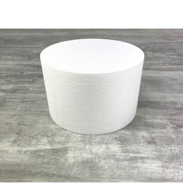 Disque épaisseur 15 cm, diamètre 25 cm, polystyrène pro haute densité, 28 kg/ m3 - Photo n°1