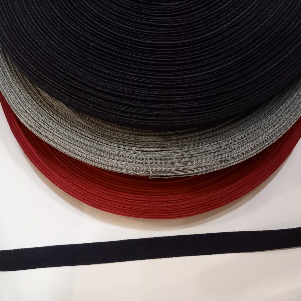 Sangle en coton de couleur de qualité rouge, 10 mètres - Photo n°1
