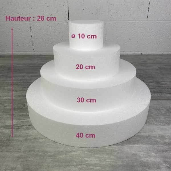 Boite à gâteau haut, côtés 26 cm, hauteur 40 cm