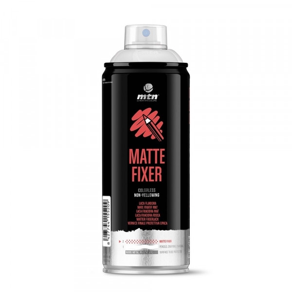 Bombe de peinture fixatif mat - incolore - 400ml - MTN Pro - Photo n°1