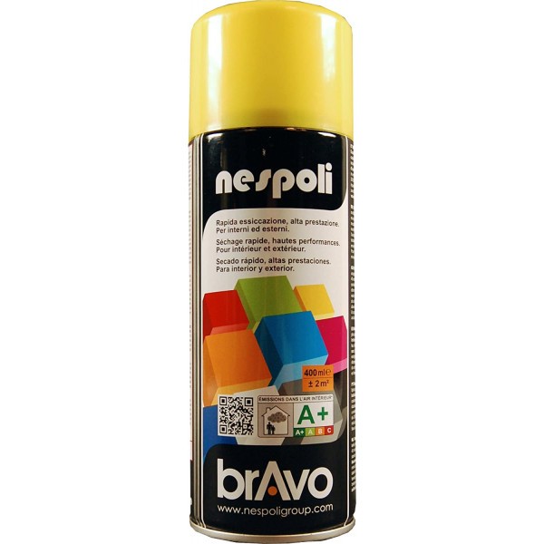 Bombe de peinture professionnelle Nespoli - jaune soleil - Photo n°1
