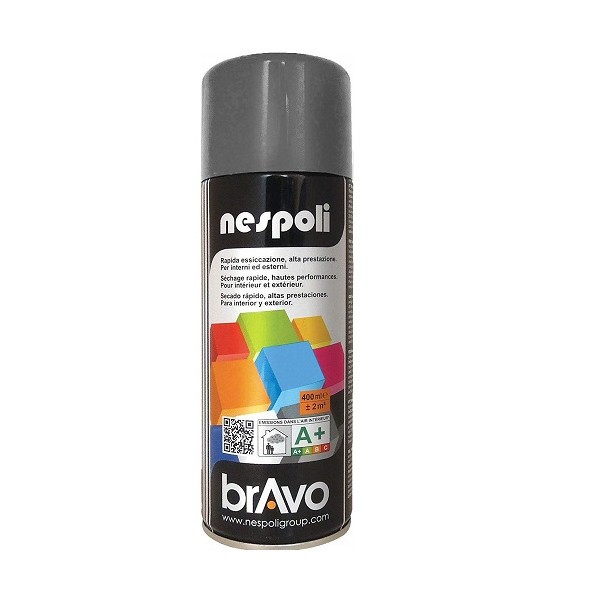 Bombe de peinture professionnelle Nespoli - gris graphite - Photo n°1