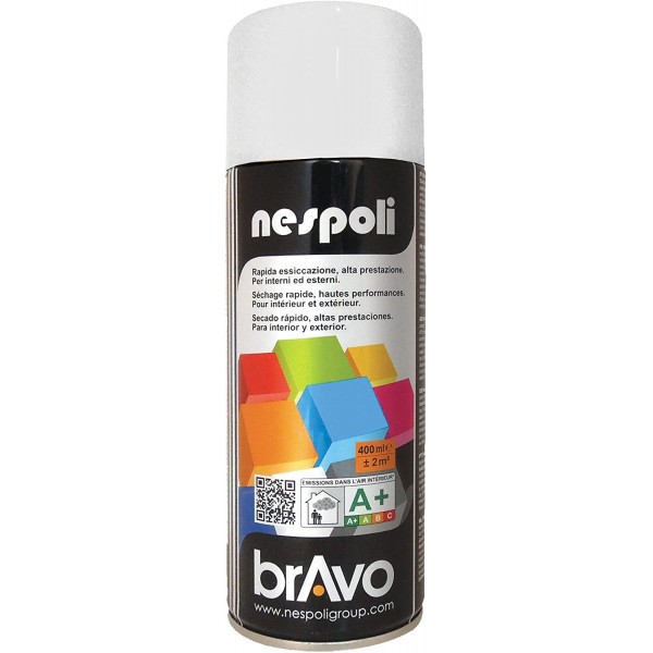 Bombe de peinture professionnelle Nespoli - blanc traffic - Photo n°1