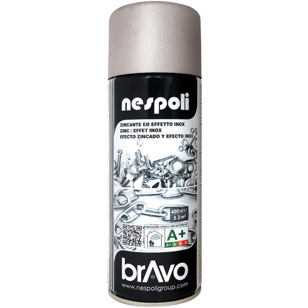 Bombe de peinture professionnelle Nespoli - galvanisation à froid - Photo n°1