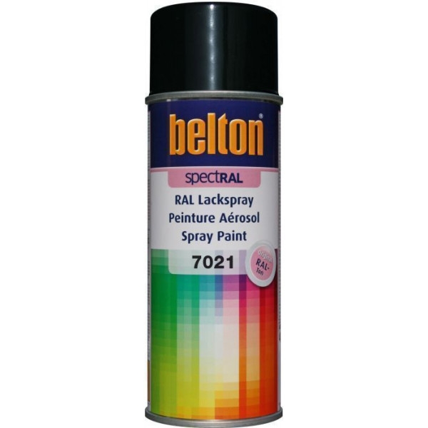 Bombe de peinture Belton Spectral RAL7021 Gris noir 400ml - Photo n°1
