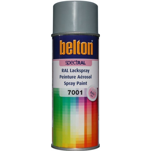 Bombe de peinture Belton Spectral RAL7001 gris argent 400ml - Photo n°1