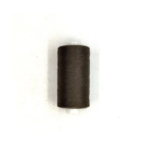 Fil en polyester - couture tous textiles – marron foncé - 500m - bri - Photo n°1
