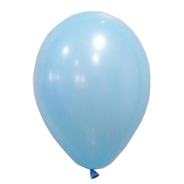 Ballon mariage anniversaireopaque bleu clair x50 - Photo n°1
