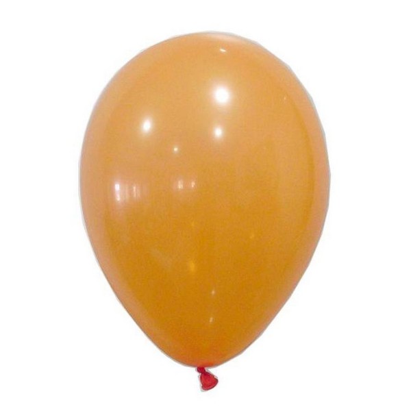 Ballon mariage anniversaire opaque orange x50 - Photo n°1
