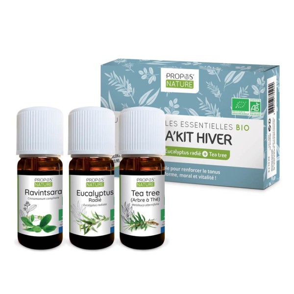 Aroma'kit Hiver - 3 huiles essentielles bio - Photo n°1